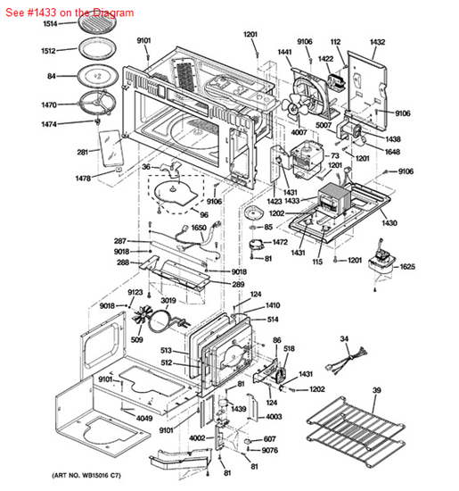Picture of GE TRANSFORMER H.V - Part# WB20X10047