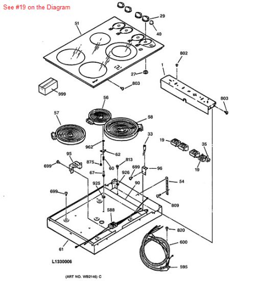 Picture of GE INF HEAT CNTRL - Part# WB23K5052