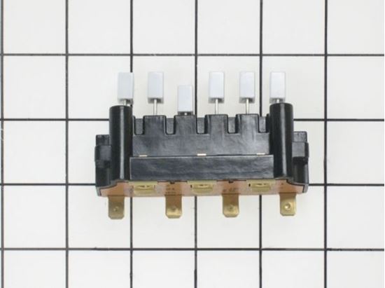 Picture of GE BURNER SWITCH 6 BUTTON - Part# WB23X33