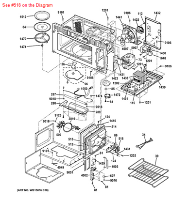 Picture of GE MOTOR(CIRC) CIRCULATION - Part# WB26X10183