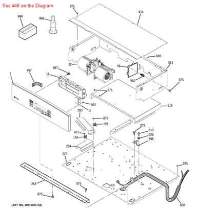 Picture of GE BOARD PC (ERC) - Part# WB27T10569