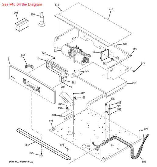 Picture of GE BOARD PC (ERC) - Part# WB27T10569