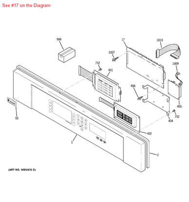 Picture of GE MAIN LOGIC BRD - Part# WB27T10579