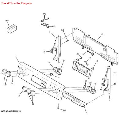 Picture of GE LIGHT INDICATOR - Part# WB27T10668