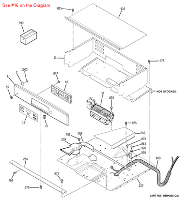 Picture of GE CONTROL OVEN TO9 (ELEC) - Part# WB27T11281