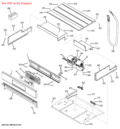 Picture of GE OVERLAY - Part# WB27T11460