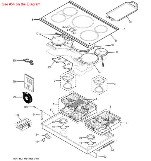 Picture of GE BRKT HOLD DN - Part# WB2K5328