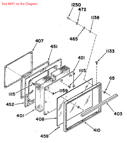 Picture of GE GASKET - Part# WB2X9373