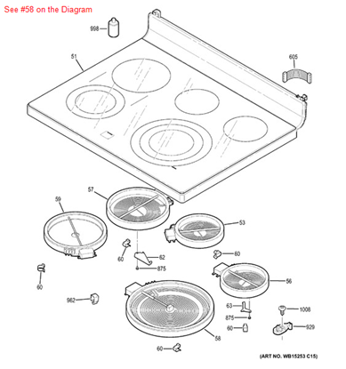 Picture of GE ELEMENT HALIANT 12 TRPL - Part# WB30T10155