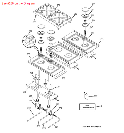 Picture of BURNER PAN R/S FLANGE - Part# WB32X10072