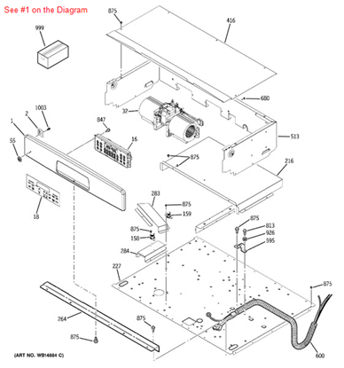 Picture of GE PANEL AND BRKT ASM SS - Part# WB36T11246