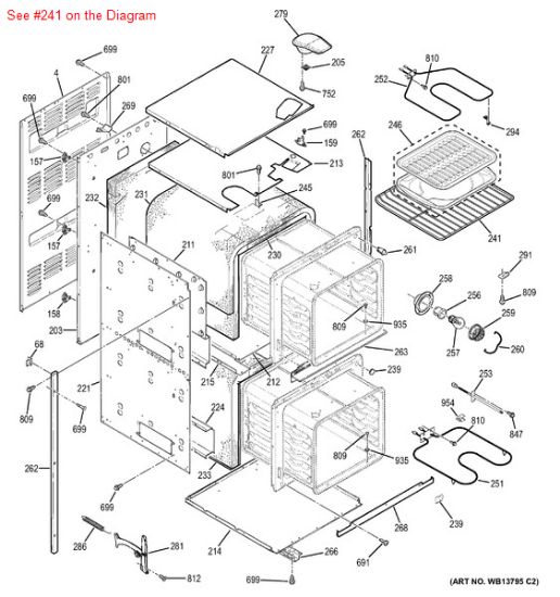 Picture of GE RACK OVEN - Part# WB48T10094