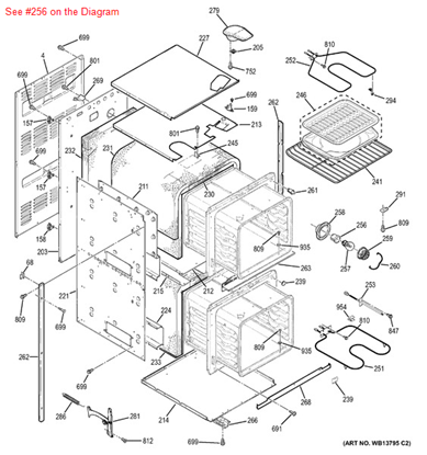 Picture of GE OV LAMP HLDR - Part# WB8X303