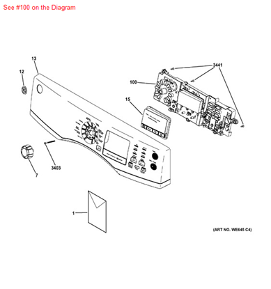 Picture of GE CHASSIS AND BOARD ASM - Part# WE04X21166
