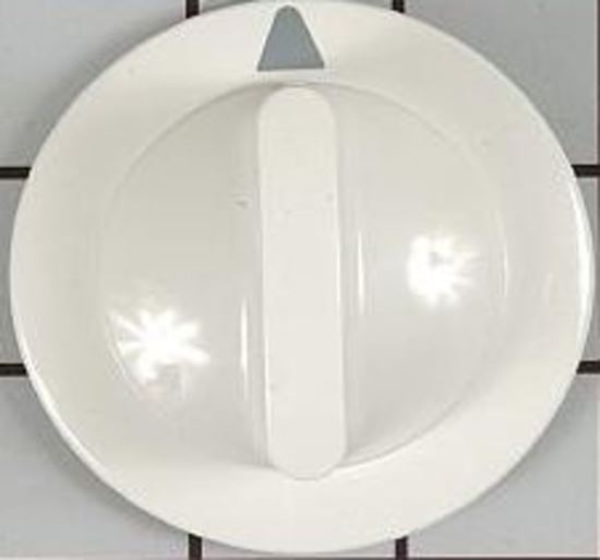 Picture of GE General Electric RCA Hotpoint Sears Kenmore Clothes Dryer TIMER KNOB ASSEMBLY - WHITE - Part# WE1M652