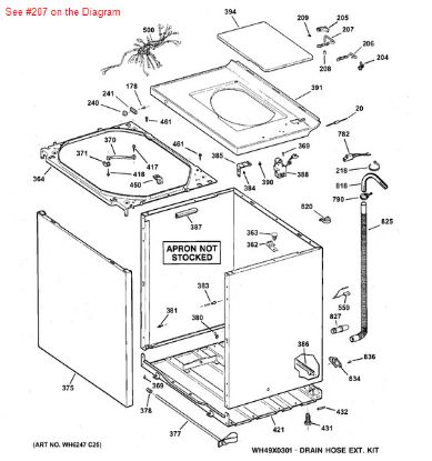 Picture of GE WIREFORM HIN - Part# WH01X10033