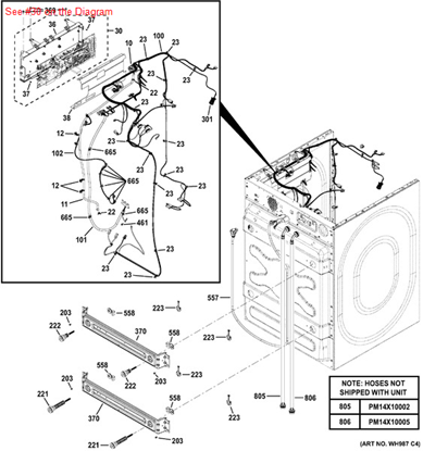Picture of GE PCB IMC ASM & S/W - Part# WH12X22115