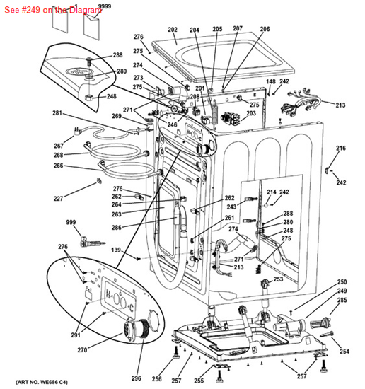 Picture of GE PUMP - Part# WH23X20825
