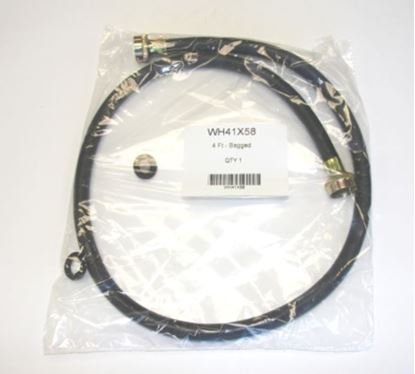 Picture of GE 2 PK RUBBER INLT HOSE 4' - Part# WH41X10207