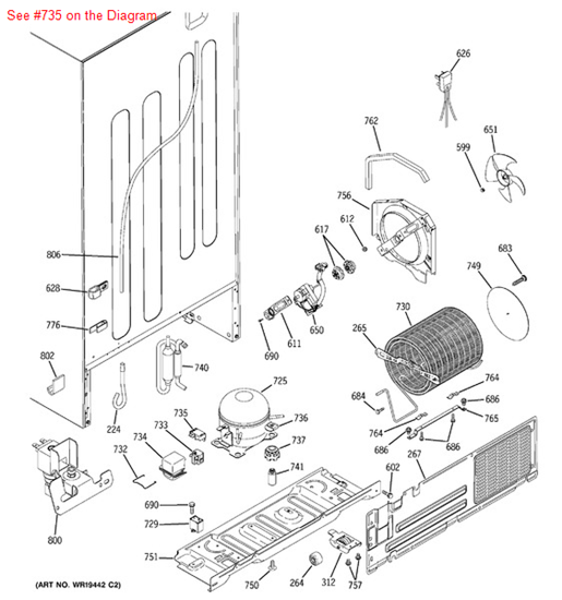 Picture of GE OVERLOAD - Part# WR08X10015