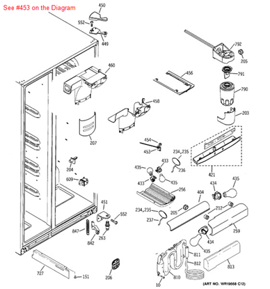 Picture of GE HRNS/THERMFF - Part# WR23X10209