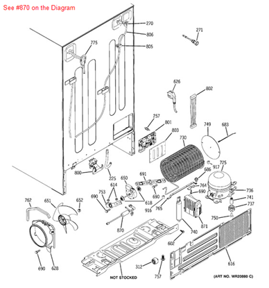 Picture of GE HARNESS INVERTER COMM - Part# WR23X10491