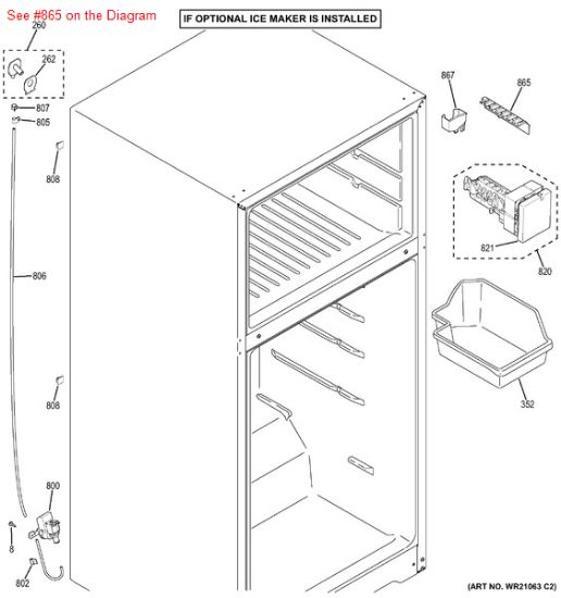 Picture of GE STRIPPER IM - Part# WR29X10083