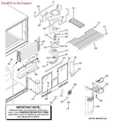 Picture of GE HEATER CONDUCTION - Part# WR51X10052