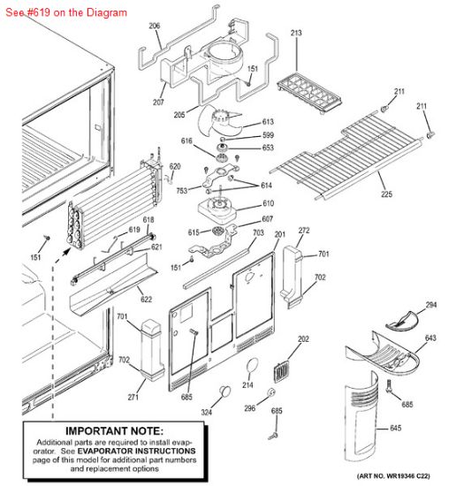 Picture of GE HEATER CONDUCTION - Part# WR51X10052