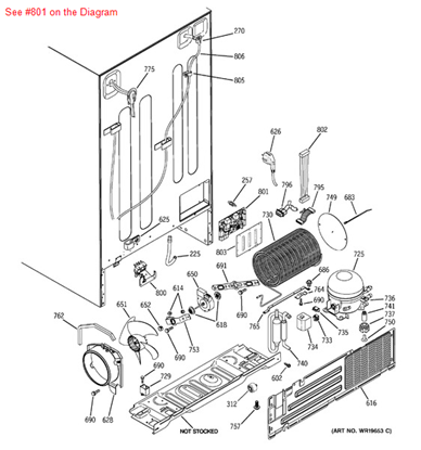 Picture of GE BOARD ASM MAIN INTL - Part# WR55X10556