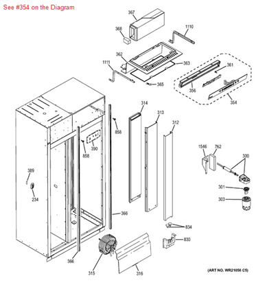 Picture of GE HMI ASM - Part# WR55X10851