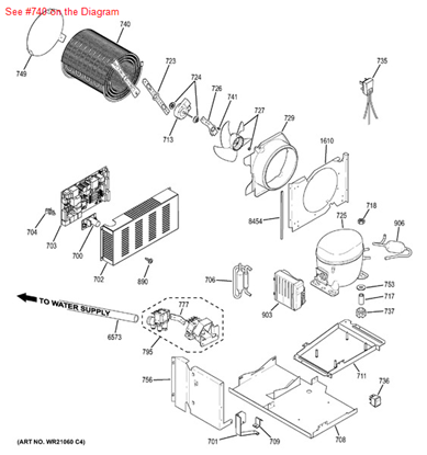 Picture of GE COND RPL KIT - Part# WR84X10022