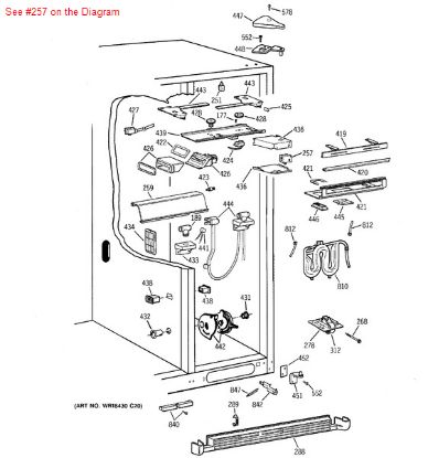 Picture of GE DEF. CONTROL - Part# WR9X560