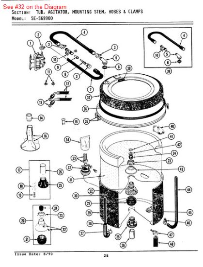 Picture of Maytag WATER LEVEL SWITCH-D - Part# 206418