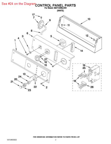 Picture of Maytag SPRING - Part# 211065