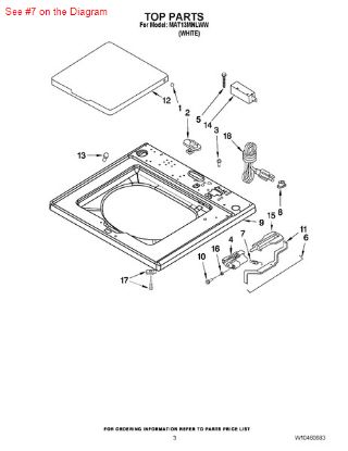 Picture of Maytag SPRING FOR UNBALANCE - Part# 213720