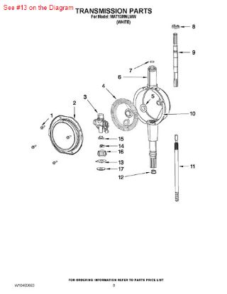 Picture of Maytag CLUTCH PLATE - Part# 215395