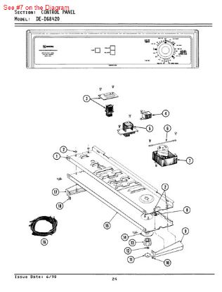 Picture of Maytag TIMER - Part# 306040