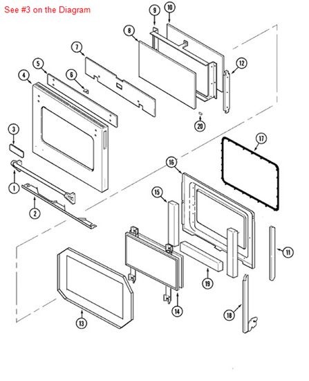 Picture of Maytag PALNUT - Part# 715500