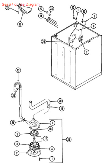 Picture of Maytag VALVE,WATER - Part# 22001196