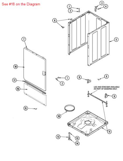 Picture of Maytag P1-PAD, SOUND DAMPER - Part# 22001817