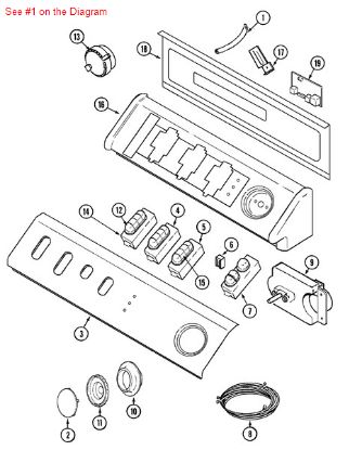Picture of Maytag P1-HOSE AIR DOME - Part# 22002010