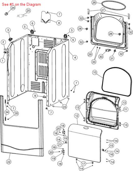 Picture of Maytag P1-CLIP - Part# 22002049