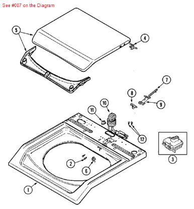 Picture of Maytag PLUNGER - Part# 22002754