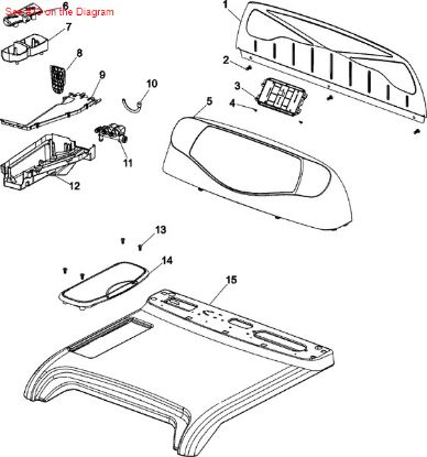 Picture of Maytag SCREW, DISPENSER LID - Part# 22003681