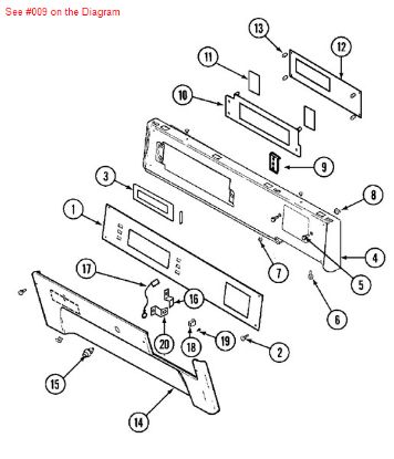 Picture of Maytag BUTTON - Part# 33001156
