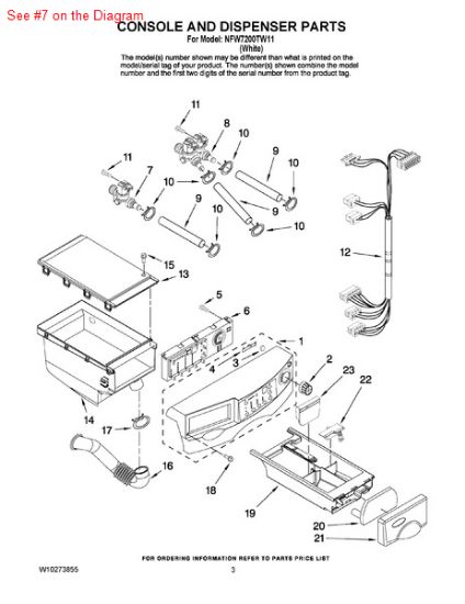 Picture of Maytag VALVE-WATER (HOT) - Part# 34001131
