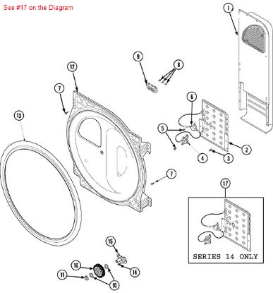 Picture of Maytag 5300W ELEM REP KIT - Part# 37001139