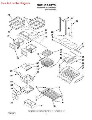 Picture of Maytag DIVIDER, PANTRY - Part# 67002321