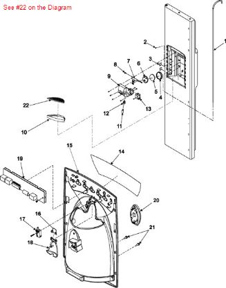 Picture of Maytag GRILLE, SUMP BLK - Part# 67002382